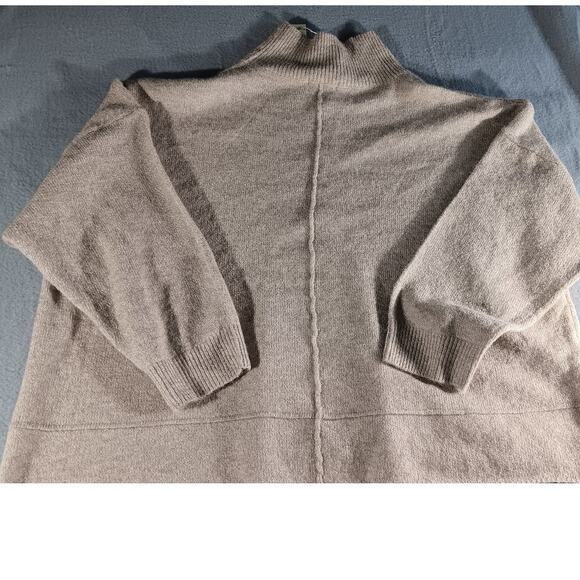 Max Studio Oatmeal Knit Sweater 2X Crew Neck Pullover Soft Neutral Long Sleeve - Picture 5 of 5